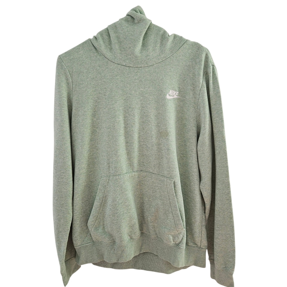 Nike Running Skateboard Just Do It Logo Swoosh Long Neck Hoodie Sweatshirt